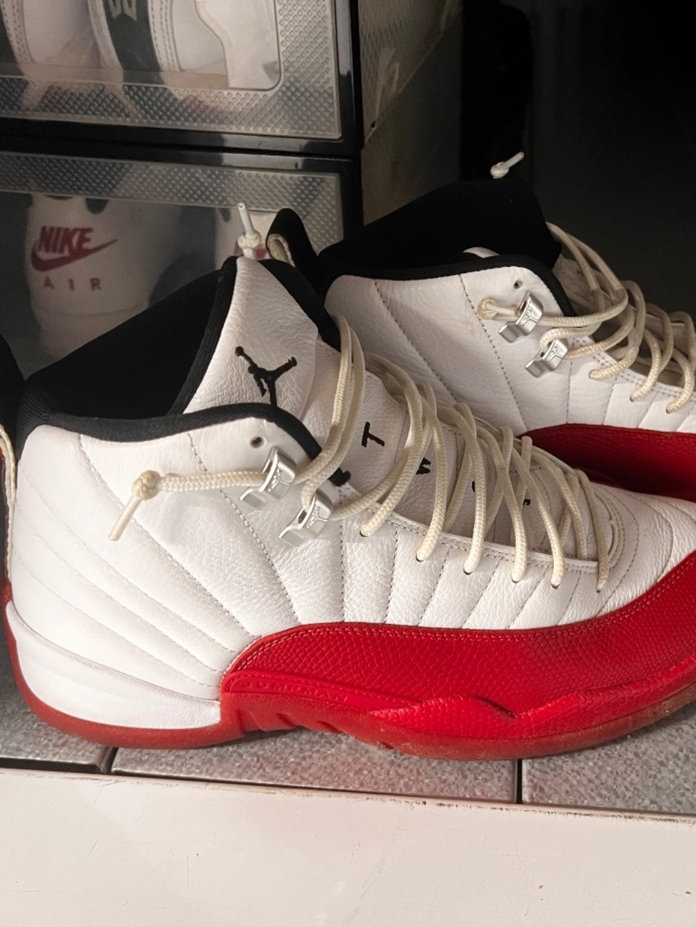 Jordan 12 - Red and White